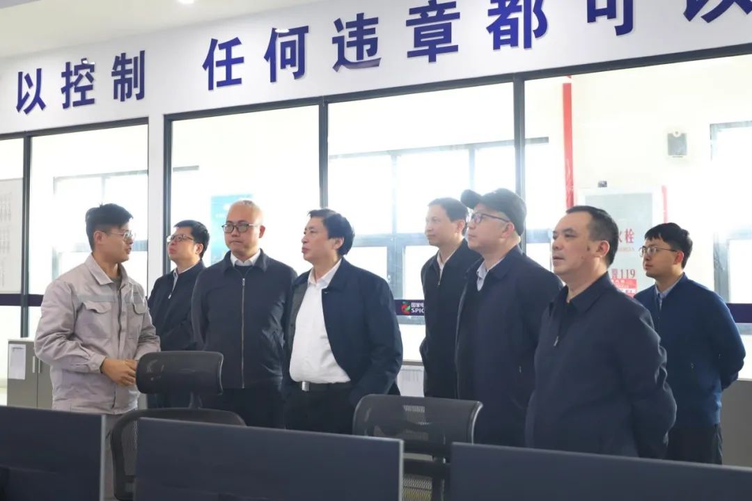 中國工程院院士謝和平調(diào)研前詹風(fēng)電、前詹港電